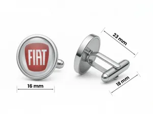 Fiat Abarth Boutons de Manchette Uniques Homme Édition Durable